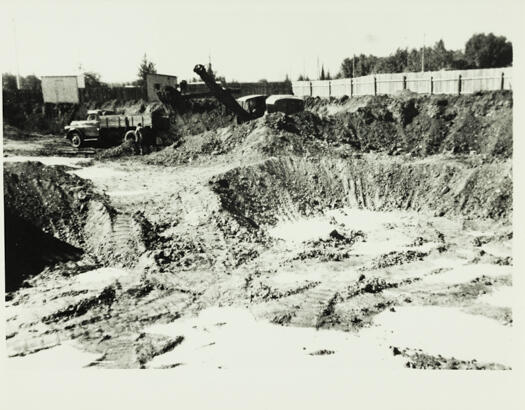 Excavation work in Civic