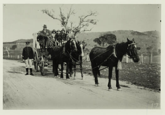 Children arrive for school