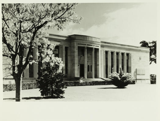 Institute of Anatomy taken from ground level, showing the front of the building.