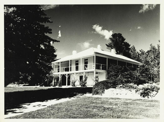 Lambrigg Homestead, built by William Farrer during the 1890s on the banks of the Murrumbidgee River near Tuggeranong.