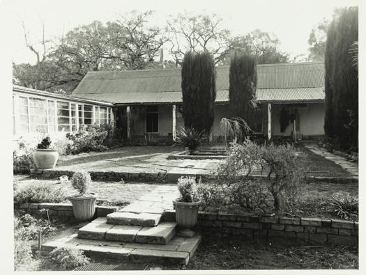 View of the courtyard of Woden Homestead