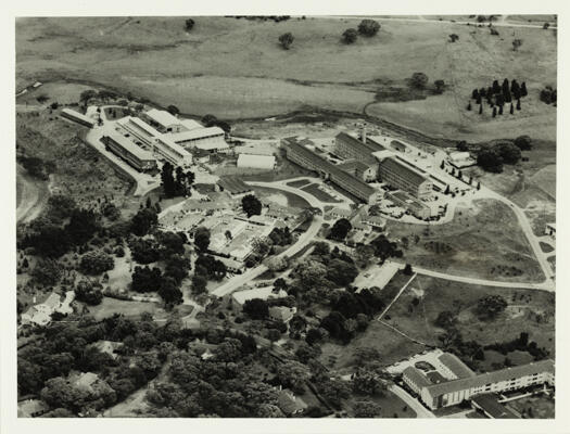 Aerial view of John Curtin School of Medicine