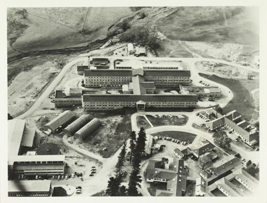 Aerial view of John Curtin School of Medicine