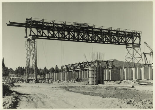Commonwealth Avenue Bridge under construction