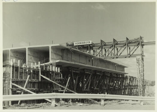 Commonwealth Avenue Bridge under construction