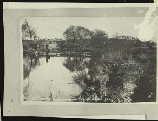 Building a bridge over Molonglo River, Acton