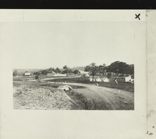 Acton Peninsula from the rear of the Bachelors' Quarters. 