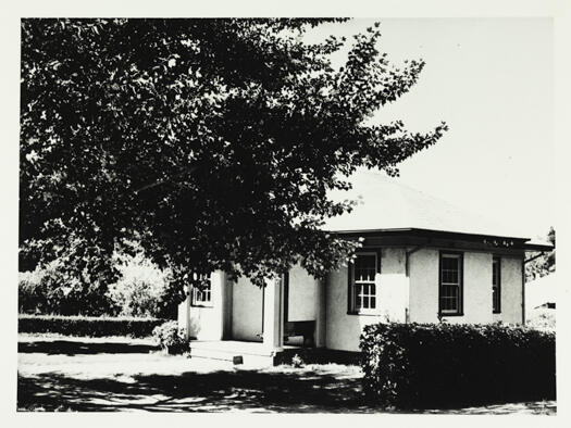 Canberra Police Station, Acton. The old Acton cottage was used from 1927 onwards as a police station and court house.