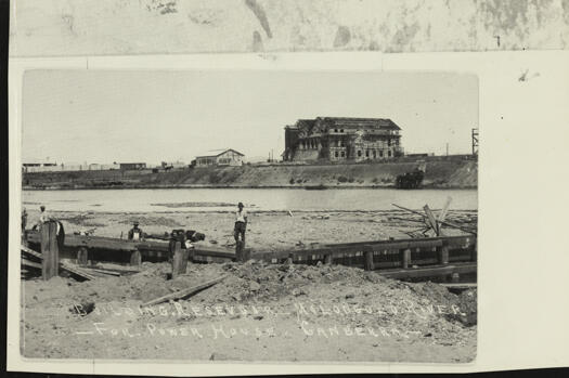 Building the reservoir for the Power House