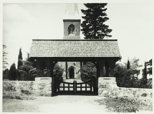 Lych gate at St. John's Church