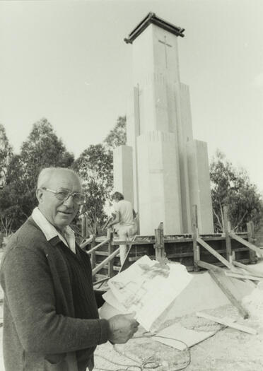 Modern church under construction