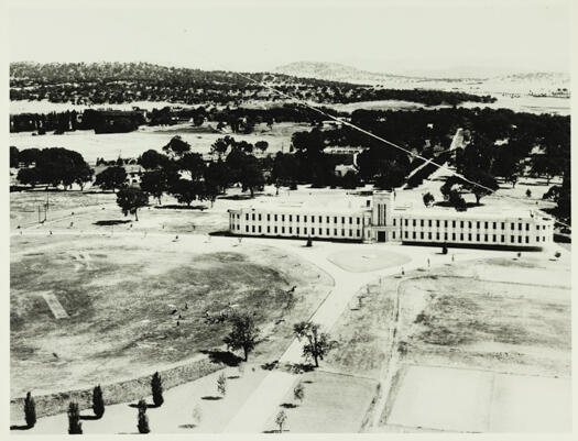 Aerial view of Canberra High School