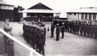 Police on Duntroon parade ground