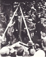 HRH Prince of Wales (later King Edward VIII) laying foundation stone on Capital Hill.