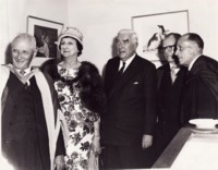 Opening of the Mawson Institute of Antarctic Research, Adelaide University. Left to right:

Dr. Archibald Grenfell Price, Lady Mawson, Robert Menzies, Dr. L. Oliver (Senior Lecturer in Geology), Mr. H. Baston (Vice Chancellor of Adelaide University)