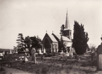 Early views of the FCT. A middle distance view of St. John's Church in Reid.