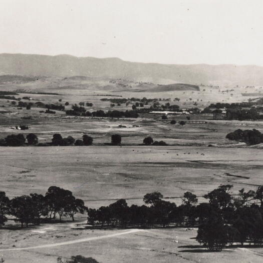 View across Canberra site 