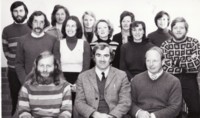 Lyneham High School, \"Between the Lynes\" school magazine staff group photo.