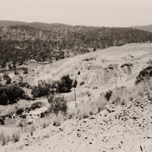 Dam site at Captains Flat