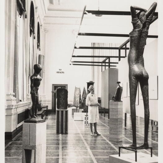 Exhibition of British sculpture at the Albert Hall.