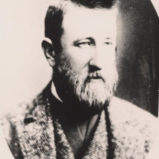 William James Farrer, 3 April 1845 - 16 April 1906. Wheat breeder and NSW State Wheat Experimentalist, from Lambrigg in the Tuggeranong valley