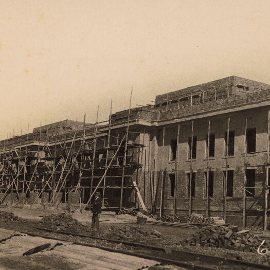 Parliament House under construction