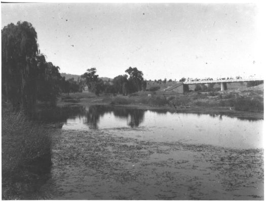 Bridge, possibly over the Molonglo River.