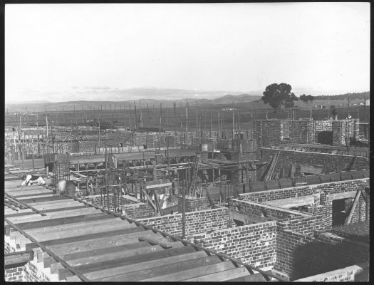 Parliament House - construction from western end