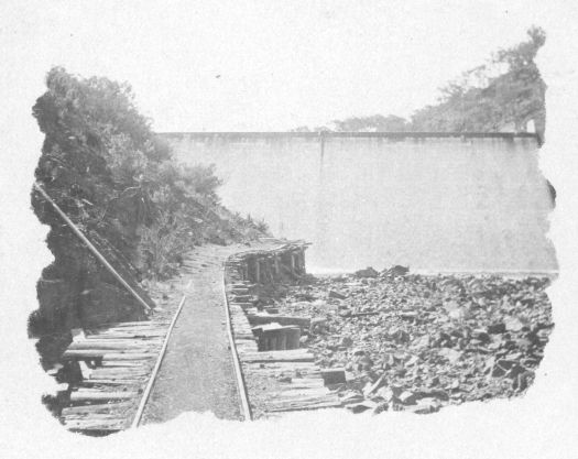 Cotter Dam under construction