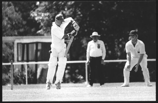 Cricket - Queanbeyan v Wests - S Frost batting