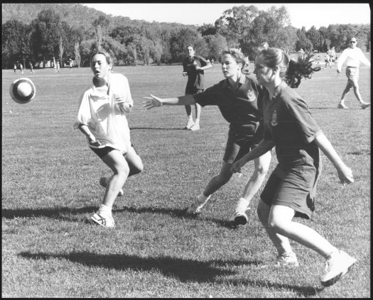 Touch football at Dickson Oval