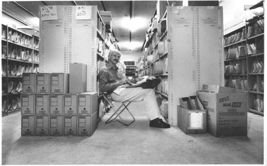 Dr Stephen Foster in Noel Butlin archives, Acton Tunnel