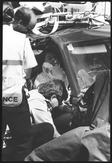 Traffic accident, Hindmarsh Drive