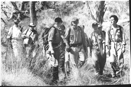 Search for a missing bushwalker in the Bullen Range