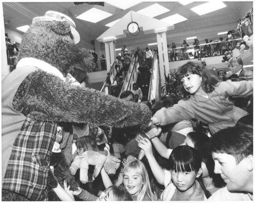 Humphrey B Bear in Woden Plaza