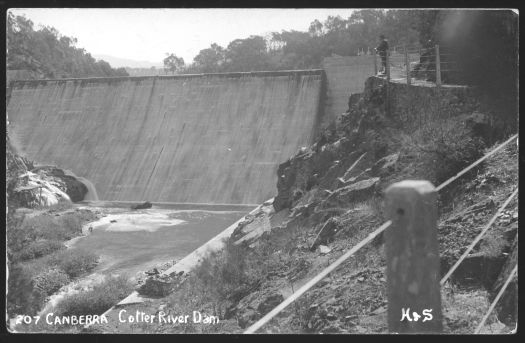 Cotter Dam wall face