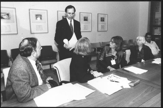 Prime Minister Paul Keating meets community leaders at Parliament House