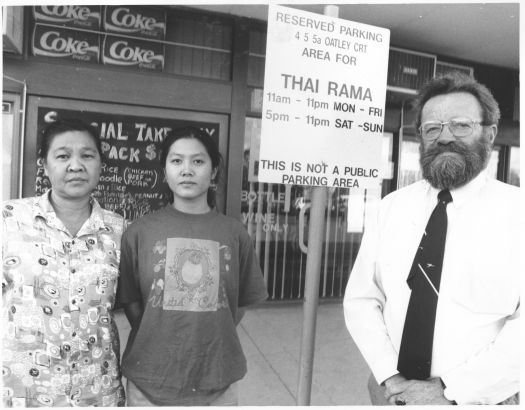 Thai restaurant in Oatley Court, Belconnen - set to close