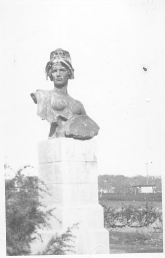 Statue of Bellona at Albert Hall