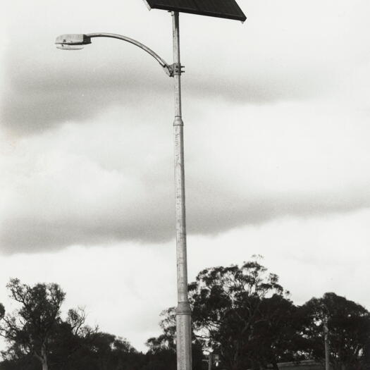 Solar powered light at Nicholls