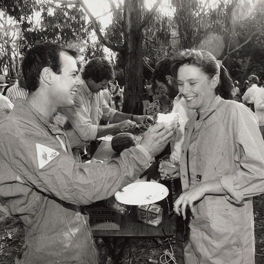 Australia Day breakfast in Hall