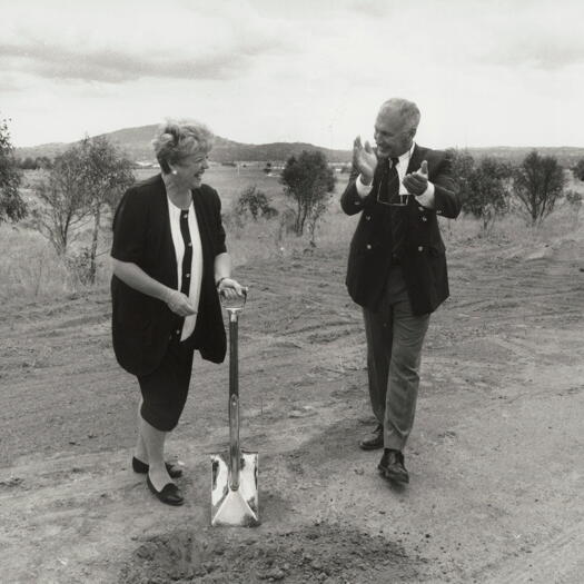 Annette Ellis at Tuggeranong Sports Club launch. Mrs Ellis was a Member of the ACT Legislative Assembly from 1992 to 1995. She was elected to the House of Representatives in 1996 for the seat of Namadgi. Following an electoral re-distribution she became the MHR for Canberra in 1998.