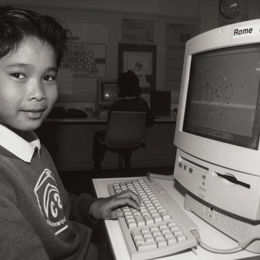 Primary school children and computers, Johannes Samson