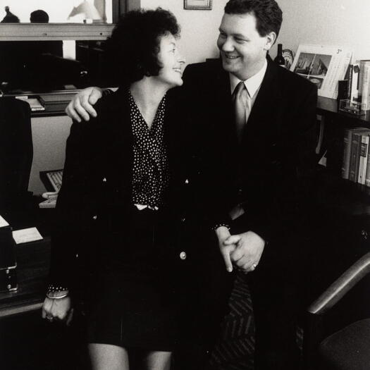 Alexander Downer with wife Nicky