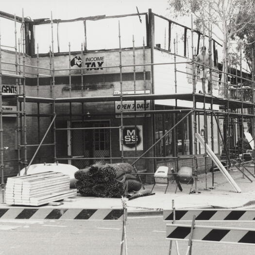 Weston Shopping Centre fire - reconstruction