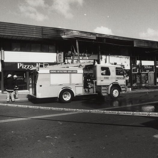 Weston Shopping Centre fire 