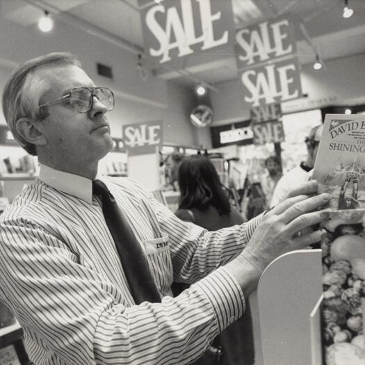 Tim Chapman, Manager of Dymocks Books.