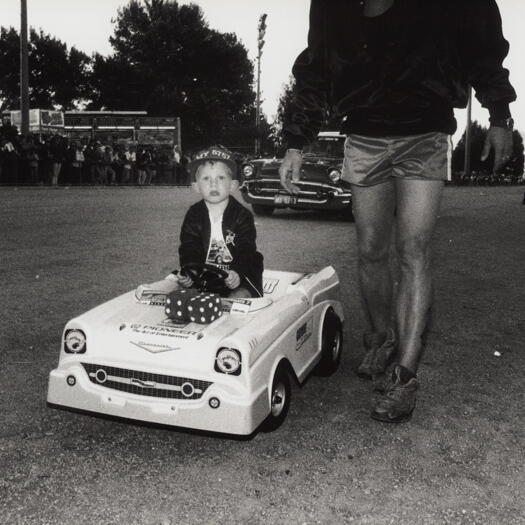 4 year old Chevy McGrath at Summernats at Exhibition Park 