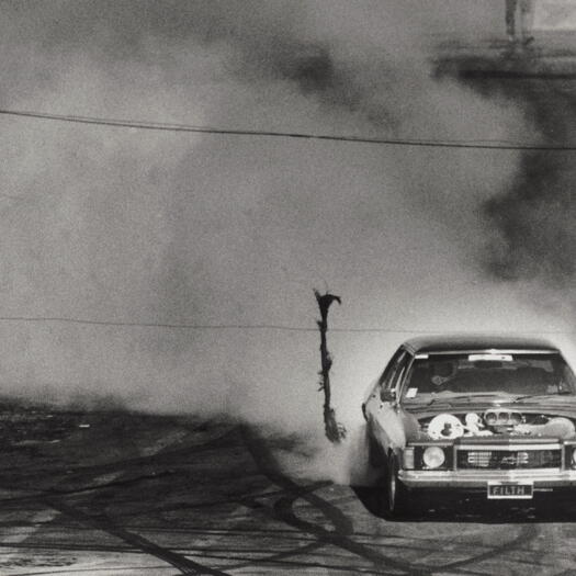 Summernats at Exhibition Park - burn out competition