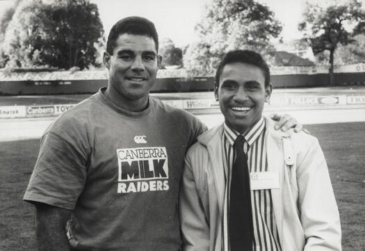 Aboriginal student playing for the Raiders